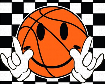 Retro ASL. basketball I love you png Digital Download