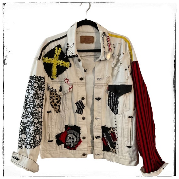 Custom punk jacket deals