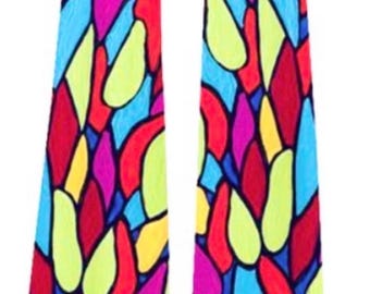 Stained Glass Chiffon Scarf