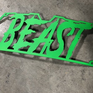 Custom Steel “Beast” Polaris RZR Grill Insert 2019-2023 1000XP