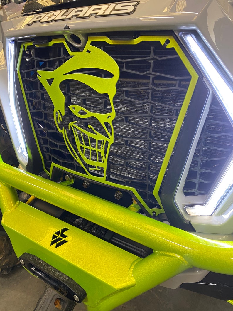 Custom Steel joker Polaris RZR Grill Insert Etsy