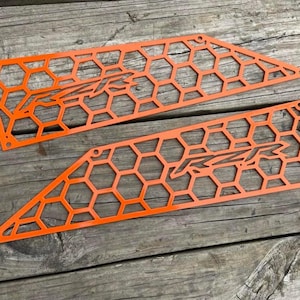 Custom Steel “Honeycomb” Polaris RZR Intake Bezel Cover 2017-2023 Turbo ONLY