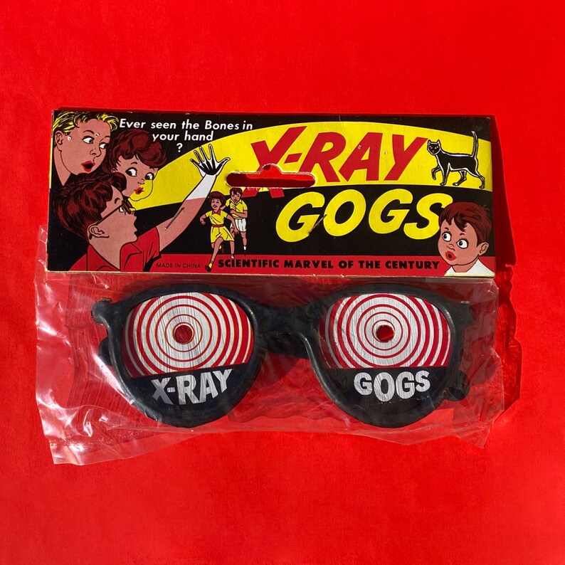 Xray Gogs Goggles Specs Glasses Scientific Marvel of the Century Great