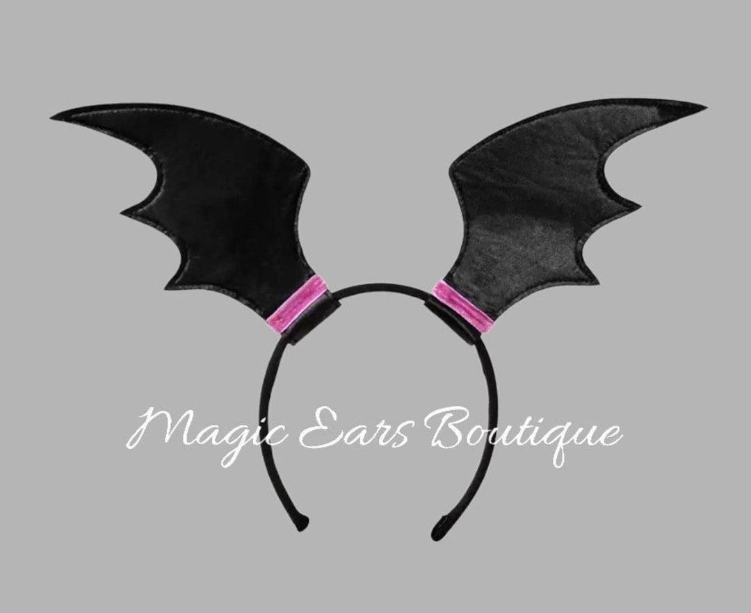 Bat Wing Ears, Bat Wing Headband, Bat Wing Hair Accessory, Bat Wing