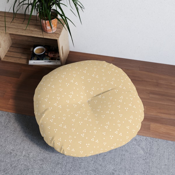 Yellow Floor Pillow Etsy