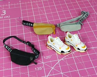 Sneakers Shoes for Doll Blythe Nice Outfit for doll 12'' Size 1.5 inches (4cm) Modern Bags