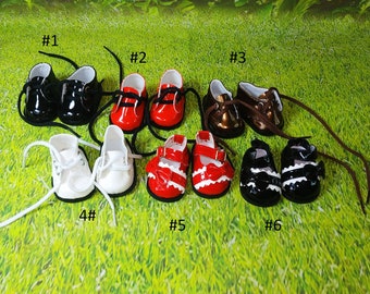 Shoes 2 1/4 '' fit to Doll Mia 12''  Paola Reyna Reborn Doll Fashion Modern Shoes