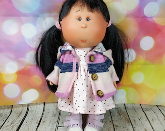 Patterns Coat with Hood Sewing PDF Outfits Clothing for Doll Mia Style 12 inches Tall Fashion Clothes Modern