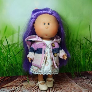 Outfit for Doll Mia 12&#39;&#39;  White T-Shirt Mint Coat Pants Dolls Toys Gift Doll Toys Gift Pink Coat Hat