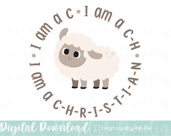 Christian Kids Song PNG | Children's Sublimation Design (Digital Download)