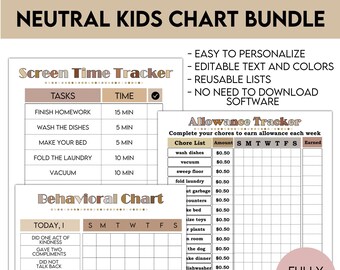 Kids Chore Chart, Allowance Tracker, Kids Chart, Behavior Chart, Behavior Tracker, School Routine, Daily Chore Chart, Kids Routine Chart