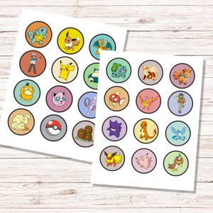 Trendy Birthday Cupcake Toppers, Kids Birthday Decor, Cupcake Topper Printables, Girls Birthday, Boys Birthday image 3