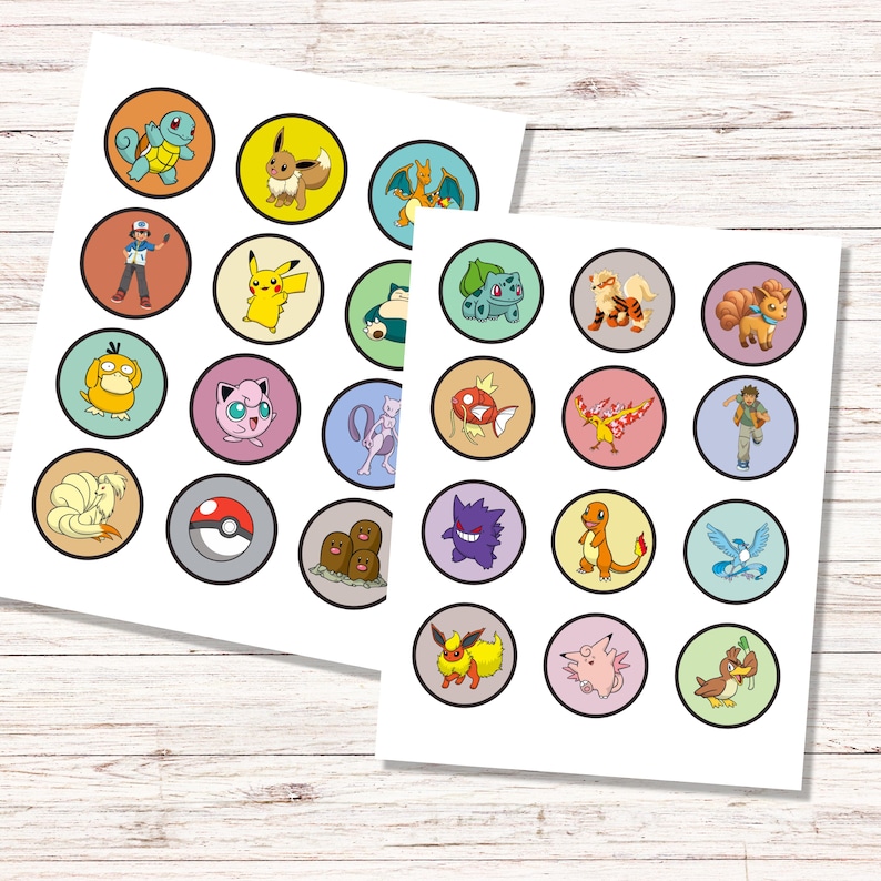 Trendy Birthday Cupcake Toppers, Kids Birthday Decor, Cupcake Topper Printables, Girls Birthday, Boys Birthday image 3