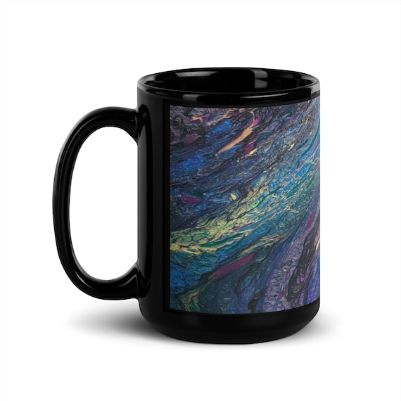 Fluid Acrylic Art Coffee Mug