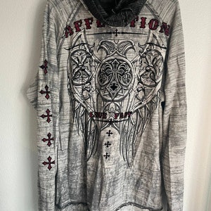 Affliction hoodie clearance mens