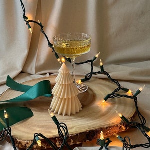 Christmas Tree Candle - Artisanal Festive Decor, Unique Folded Shape, Statement Holiday Centerpiece, Original Xmas Gift Idea Holiday Gift