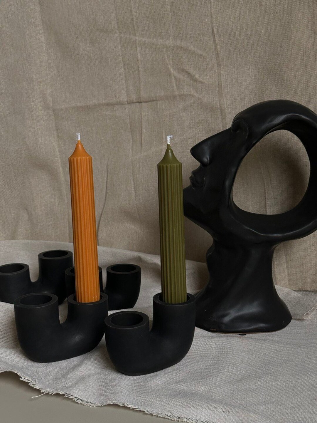 Candle Holder candlestick Holder U Shaped Candle Holder Minimalist Home