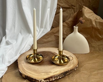 Weeding Bras Vintage Gold Candlesticks Collection -  Elegant Antique Candle Holders for Weddings and Home Decor