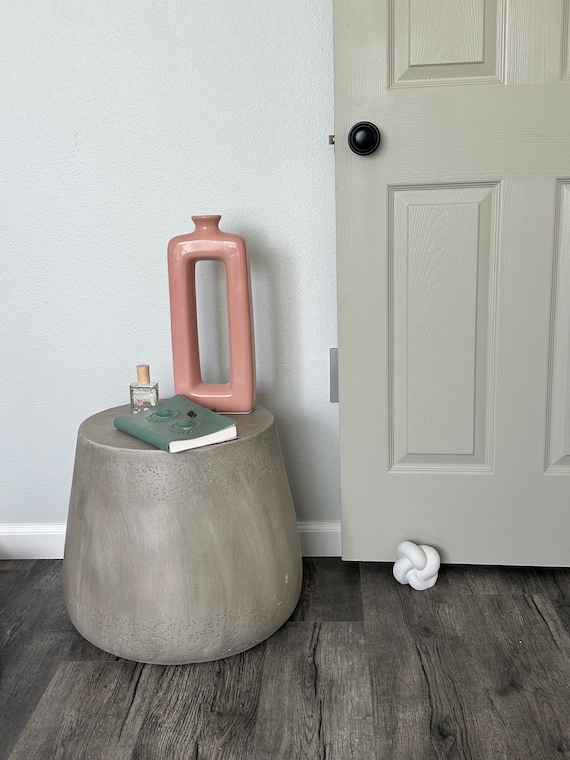 Swirl Knot Doorstop - Elegant Rope Door Holder, Handmade Decorative Doorstop, Modern Home Accessory