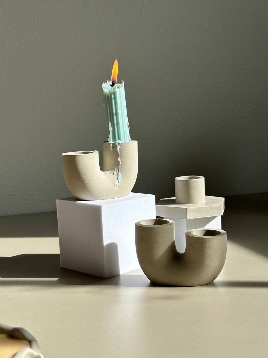 Candle Holder candlestick Holder U Shaped Candle Holder Minimalist Home