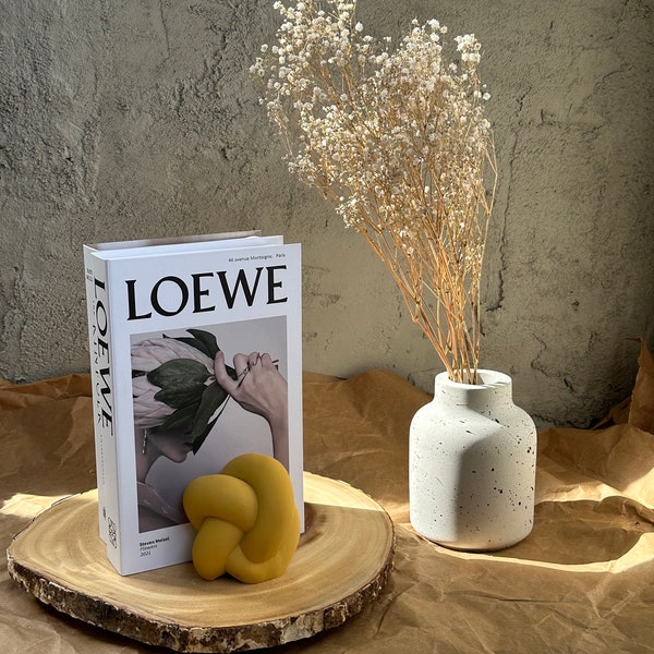Cement Knot Bookend,  Home Decor , Modern Photo Prop , Gift Idea,  Minimalistic home decor, Modern decor, Concrete  deco