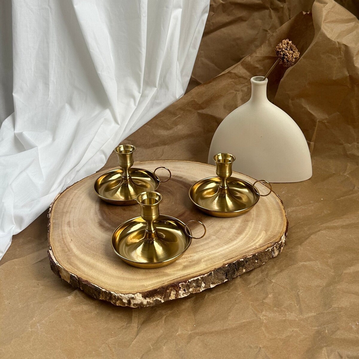Brass Candle Holder