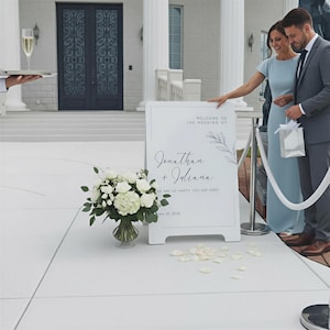 A Frame Wedding Sign, Customizable Event Display | MDF | Double Sided, Welcome Or Seating Chart