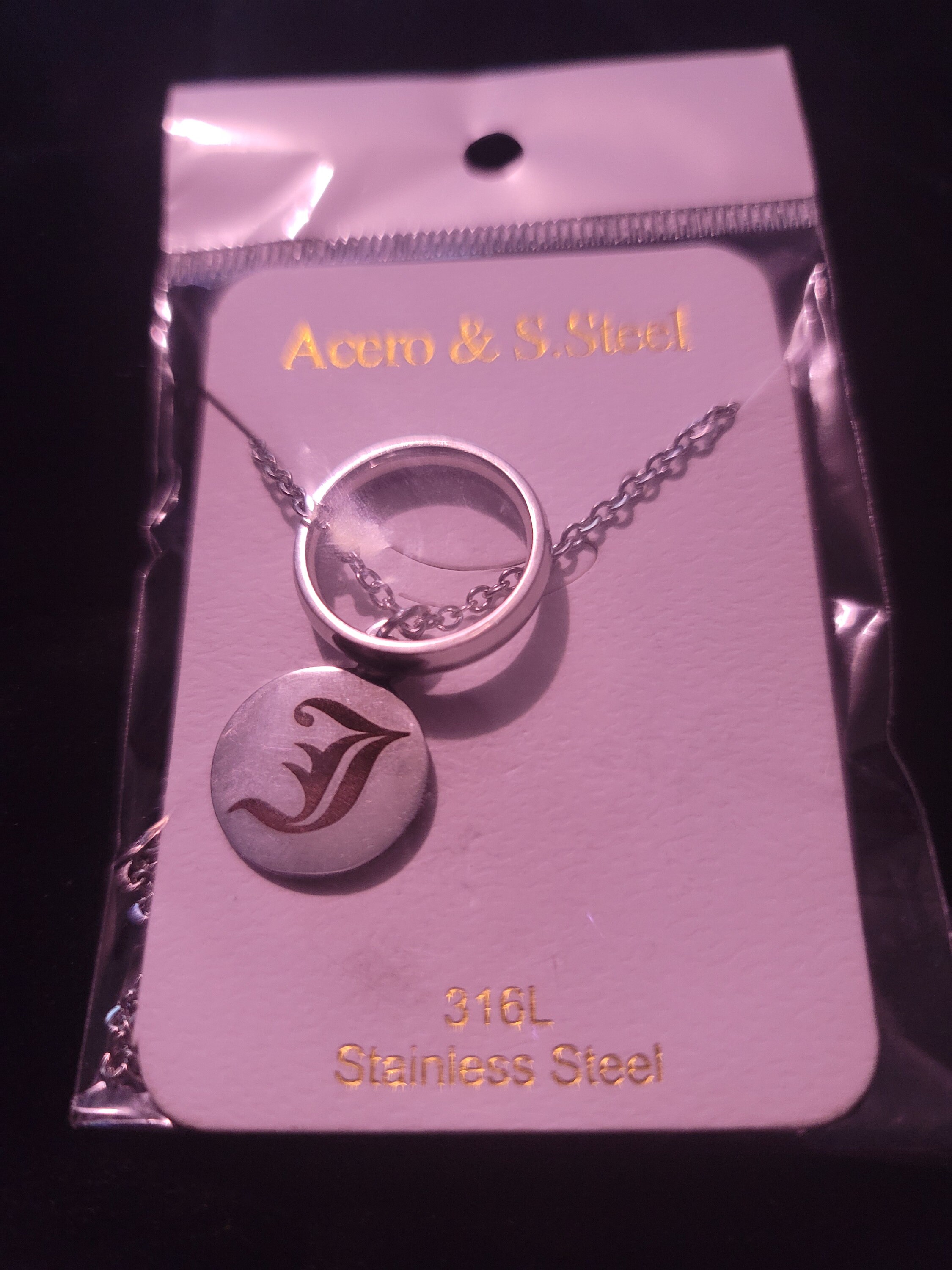 Acero S.steel 316L Stainless Steel Necklace Art Collectible