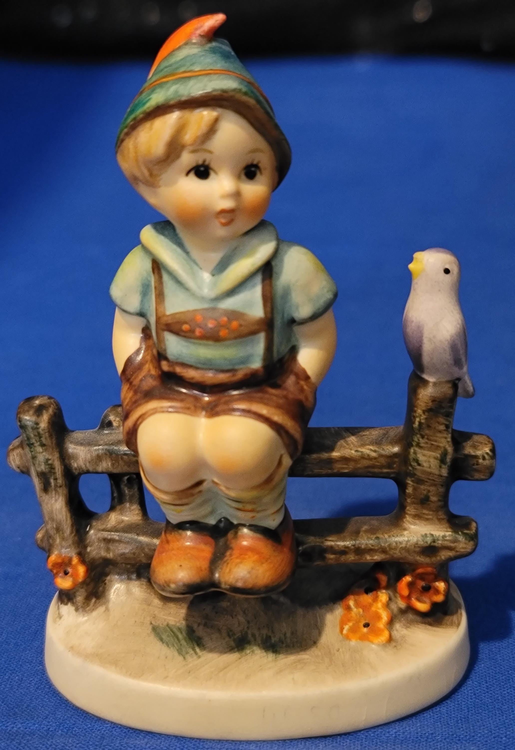 Hummel Wayside Harmony Figurine: Vintage Goebel Bavarian Boy, 1938