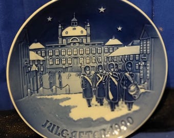 Bing & Grondahl Copenhagen Christmas Plate 1990: Changing of the Guards Porcelain Art