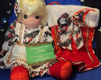 Vintage Precious Moments 16" Dolly Doll: Signed By Linda Rick Applause Collectible