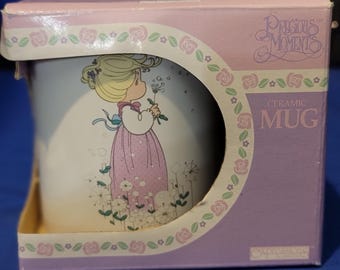 Precious Moments 1994 Expression Collections Mug Samuel j Butcher Ceramic Collectible Vintage