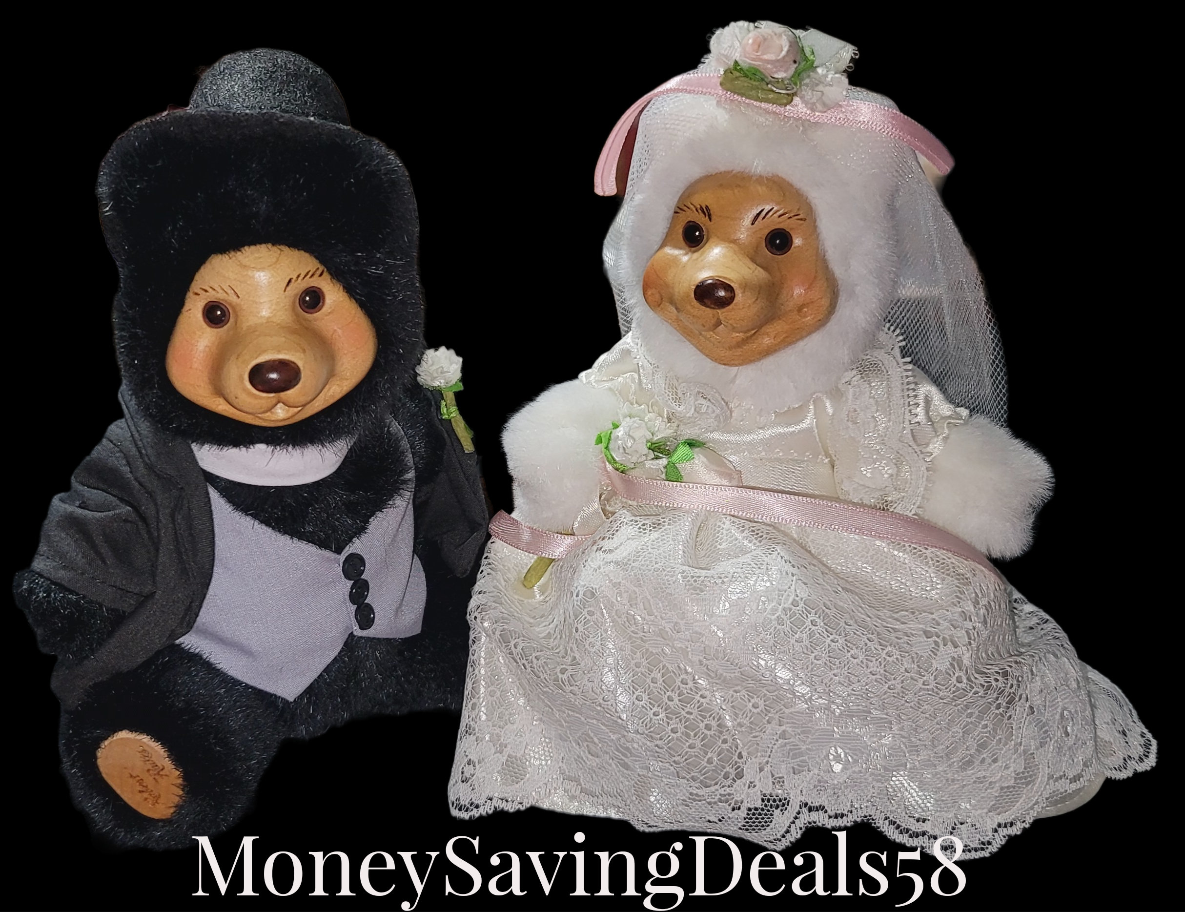 熊木彫りテディベアRobert raikes bears木製海外作家レイクスベア