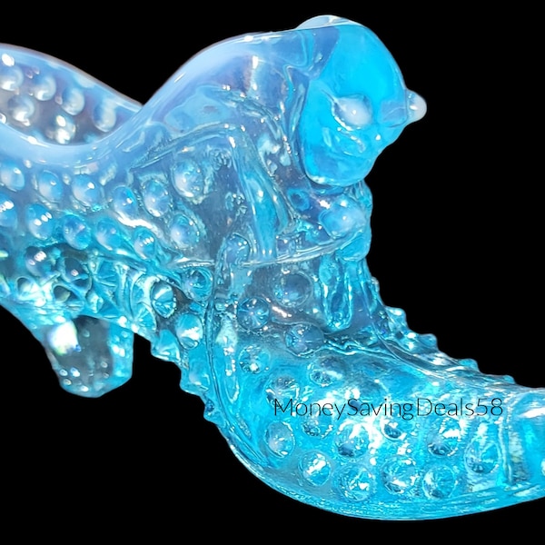 Fenton Glass Shoe Etsy
