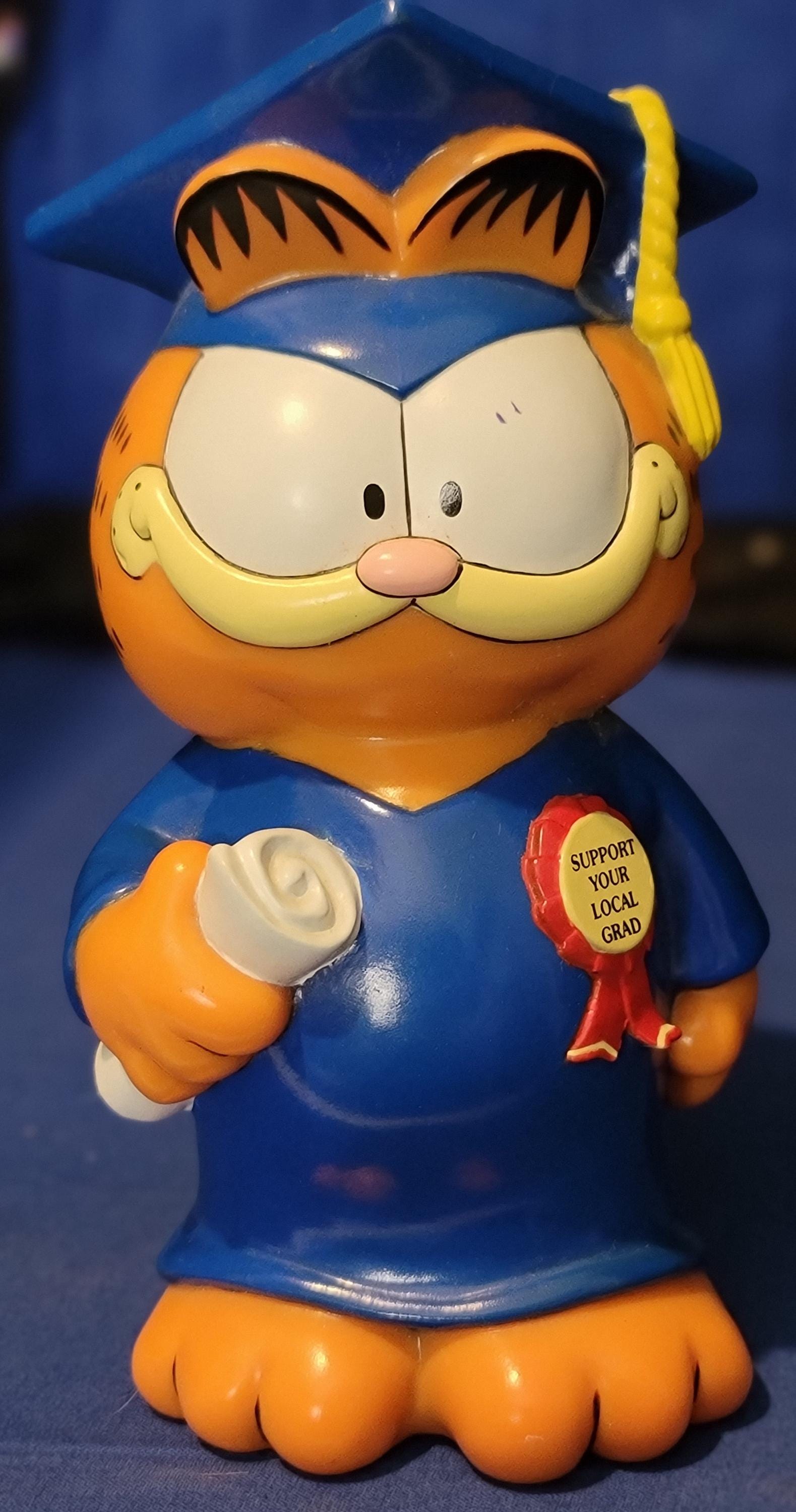その他 GARFIELD SOCCER 80s Vintage Coin Bank その他 GARFIELD