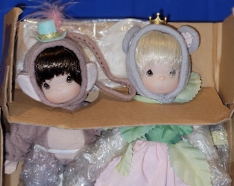 Wizard of Oz Precious Moments Dolls: Flying Monkey & Mouse Queen
