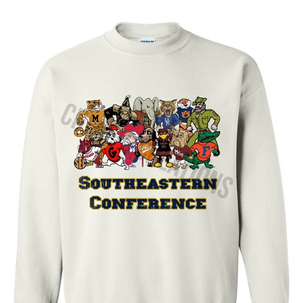 Vintage Look SEC Sweatshirt Crewneck