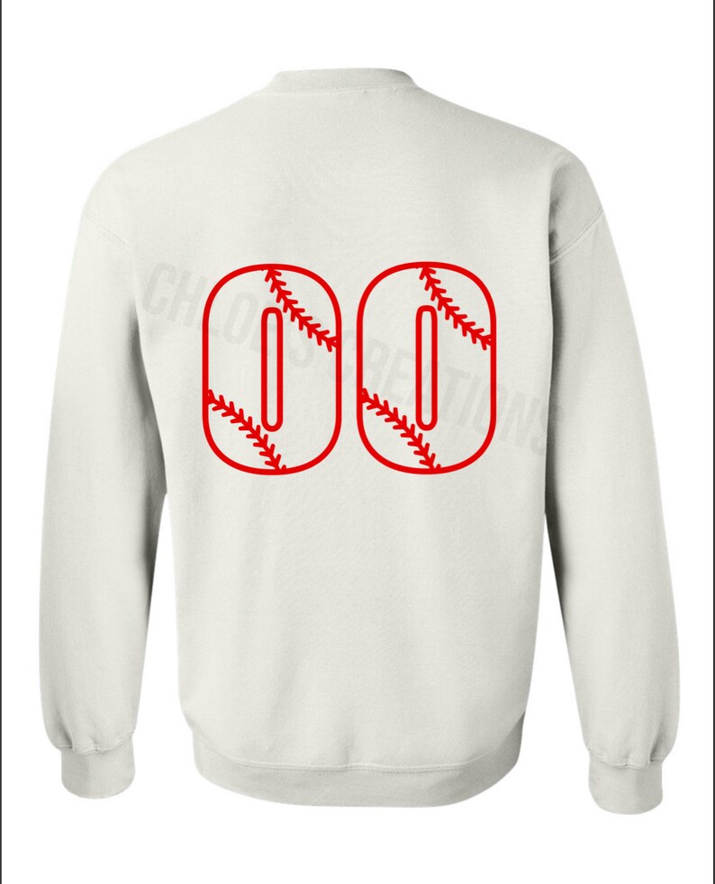 Custom Baseball Sweatshirt Crewneck, Baseball Number Sweatshirt - Etsy