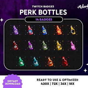 Zombie perk bottles - Etsy 日本