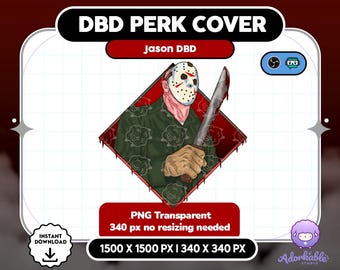 Dead By Daylight Overlay | Perk Cover Jason | Twitch | Stream emotes | DBD | HUD