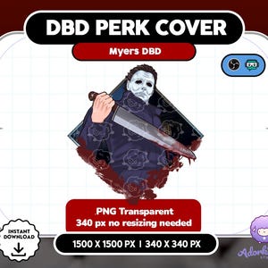DBD Myers Perk Cover | HUD Overlay | Dead by Daylight Asset