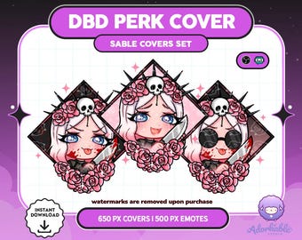 DBD Perk Cover Sable | Dead by Daylight Overlay | HUD