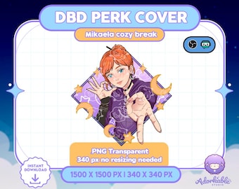 Dead By Daylight Overlay | Perk Cover Mikaela | Twitch | Stream emotes | DBD | HUD