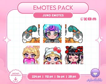 Overwatch Juno Emotes Pack | Twitch, Discord Streamer Graphics (Digital Download)