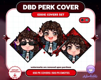Dead By Daylight Overlay | Perk Cover Eddie | Twitch | Stream emotes | DBD | HUD