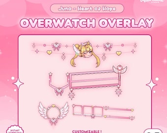 Juno Overwatch HUD Twitch Overlay | Stream Assets | OBS , Streamlabs | HUDSight