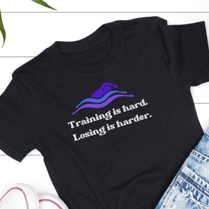 Swimming motivational t-shirt, sports inspo t-shirt, swim team tee, swimmer t-shirt, training inspo t-shirt, swimmer t-shirt, swim quote tee