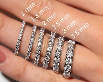 Lab Grown Diamond Eternity Band, Diamond Ring, Wedding Ring, Wedding Band Women Eternity Ring, Diamond Band, Lab Diamond Ring, Gift For Her