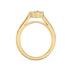 Pear Engagement Ring, Lab Grown Diamond Ring, Solitare Ring Female Promise Ring, Single Diamond Ring, Female Diamond Ring