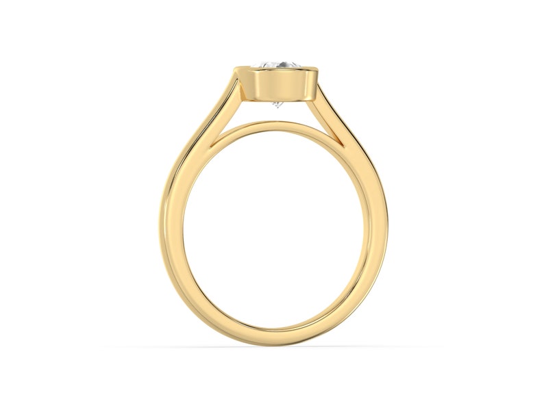 Pear Engagement Ring, Lab Grown Diamond Ring, Solitare Ring Female Promise Ring, Single Diamond Ring, Female Diamond Ring
